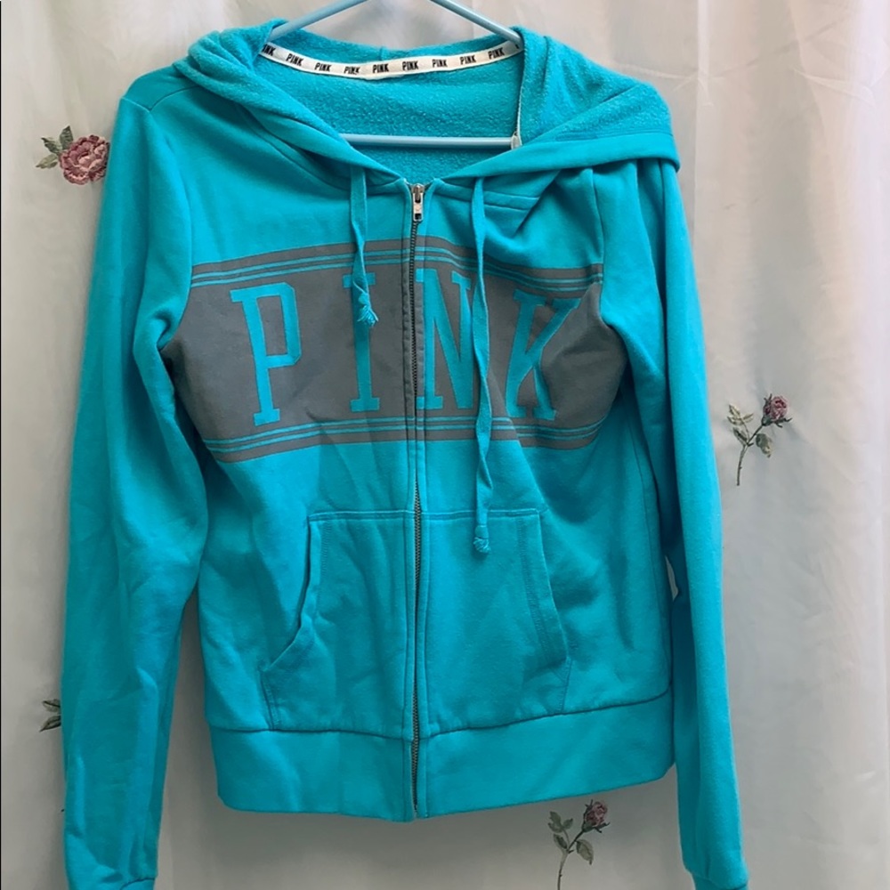 Pink zip up jacket